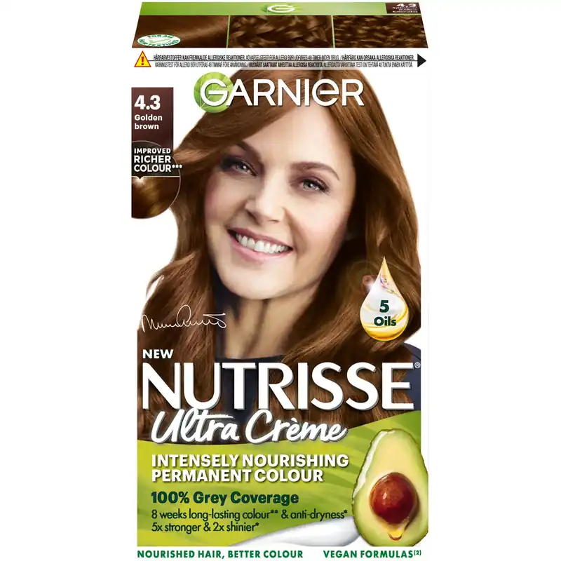 GarnierNutrisse Cream4.3 Golden Brown 1 pcs Halpa