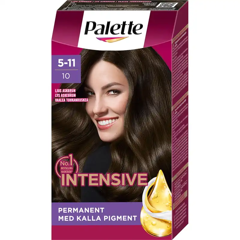PALETTEHair Colour 4 in 1No. 10 Dark Brown 1 pcs Ajankohtainen