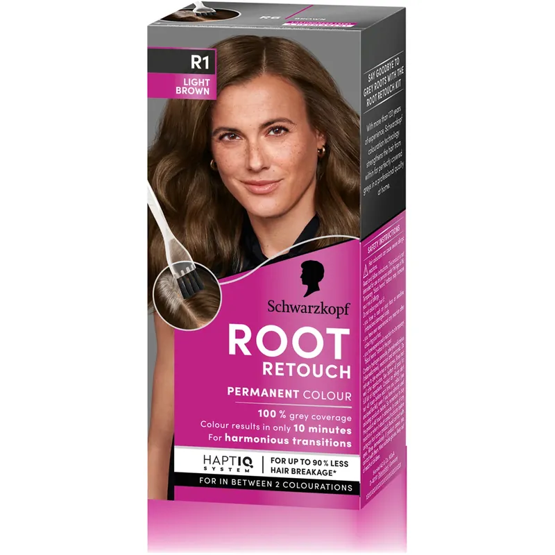 Tehdashinta SchwarzkopfRoot Retouch Permanent ColorR1 Light Brown 1 pcs