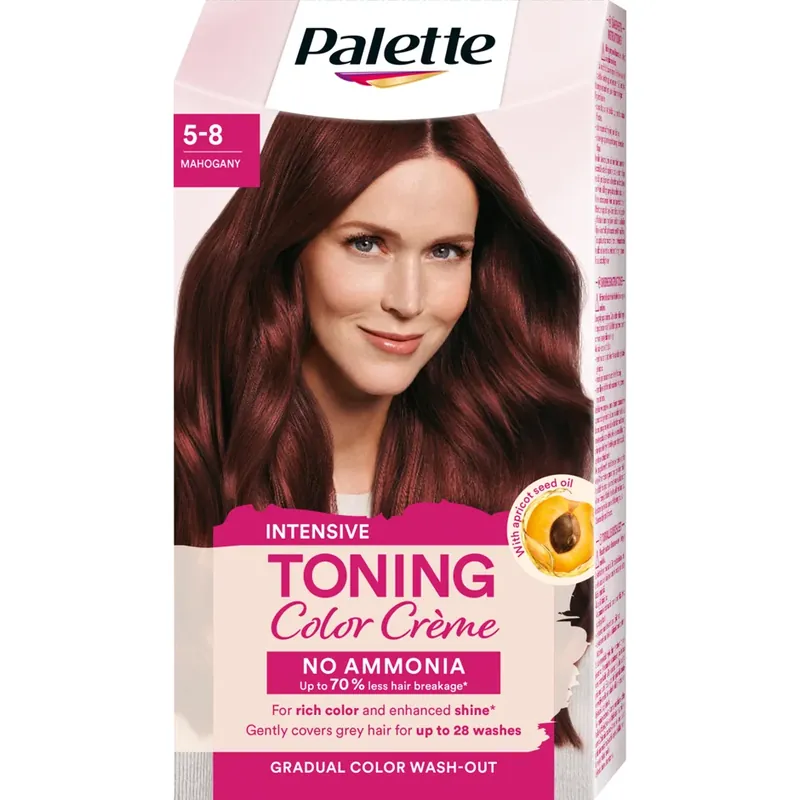 PALETTEIntensive Toning Color Crème5-8 Mahogany 1 pcs Suoraan Valmistajalta