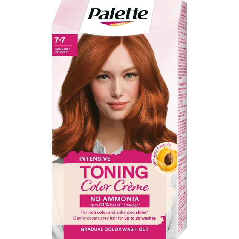 PALETTEIntensive Toning Color Crème7-7 Caramel Copper 1 pcs Halpa Hinta