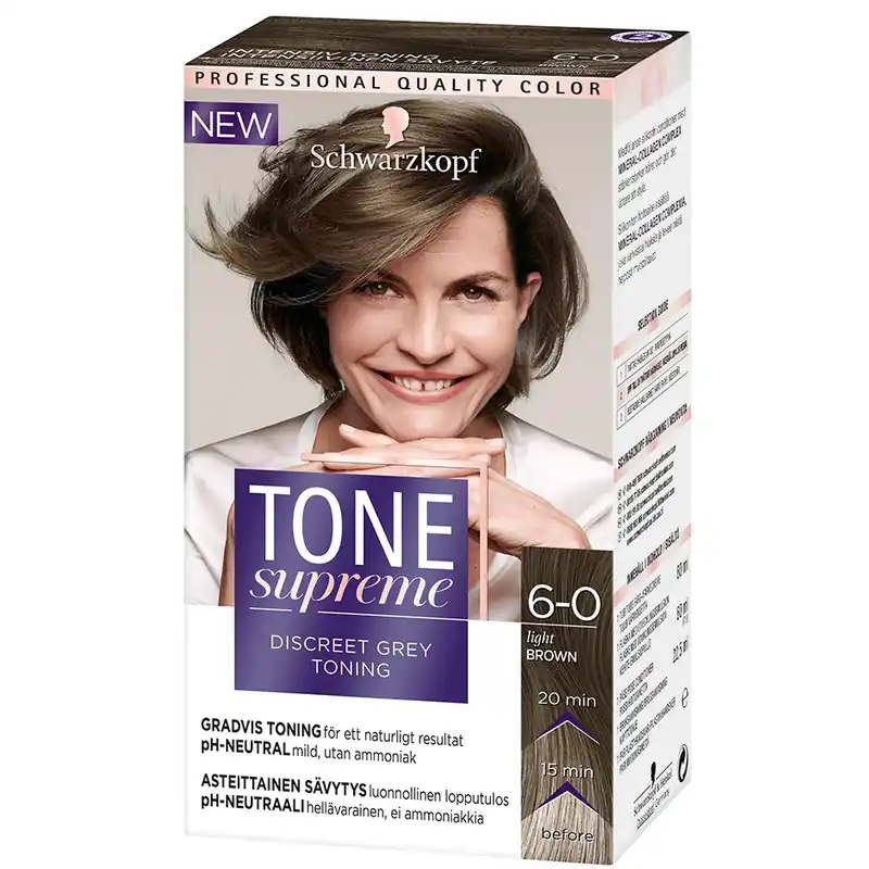 Lähetetään Heti SchwarzkopfTone Supreme6-0 Light Brown