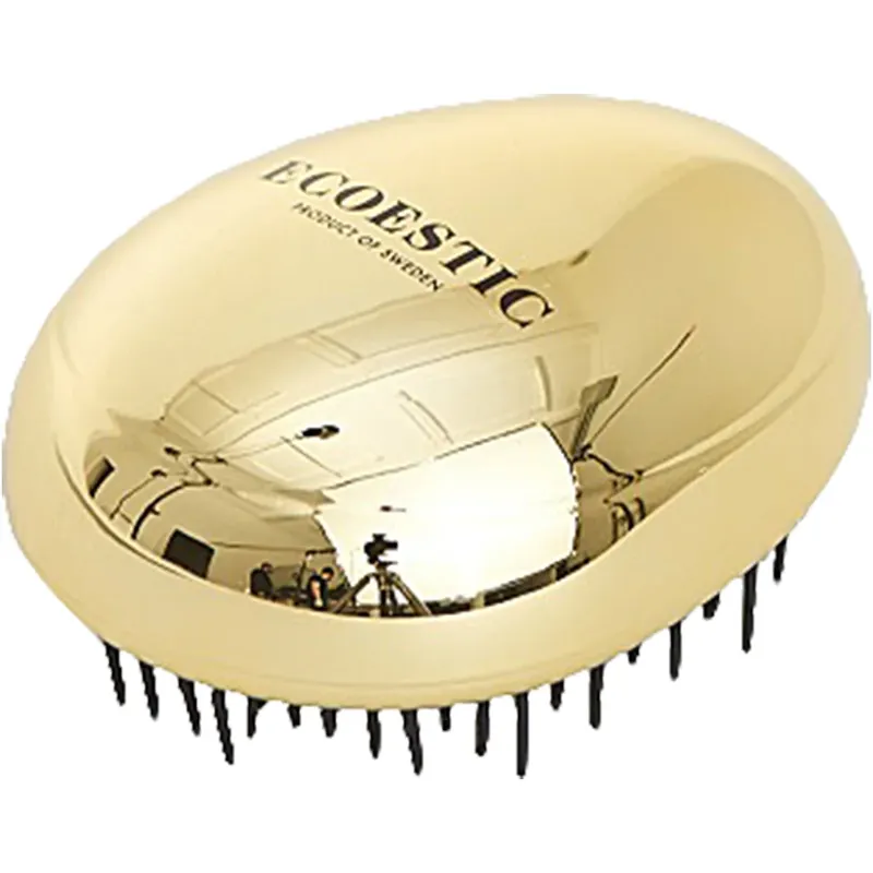 ECOESTICDetangling Gold Hair Brush 1 pcs Uusi Kokoelma