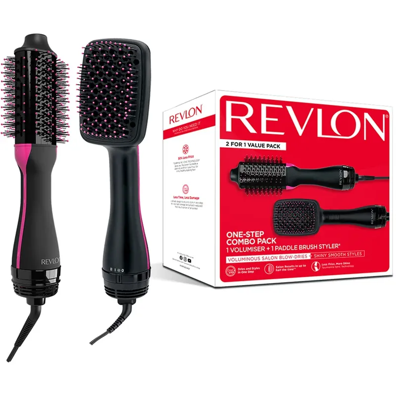 Revlon ProfessionalOne-Step Combo Pack 1 Volumiser + 1 Paddle Poisto
