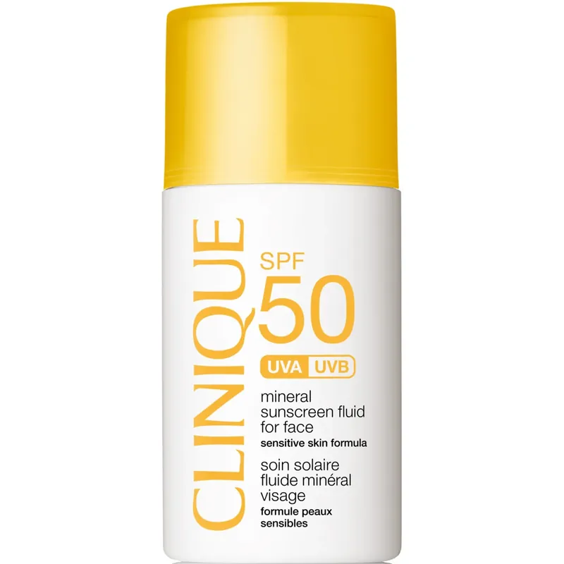 Uusi Kokoelma CliniqueSPF50 Mineral Sunscreen FaceSensitive Skin 30 ml