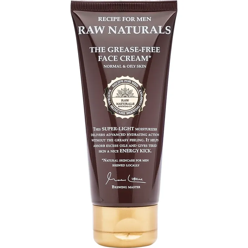 Raw Naturals by Recipe for MenThe Grease-Free Face Cream 100 ml Alennettu