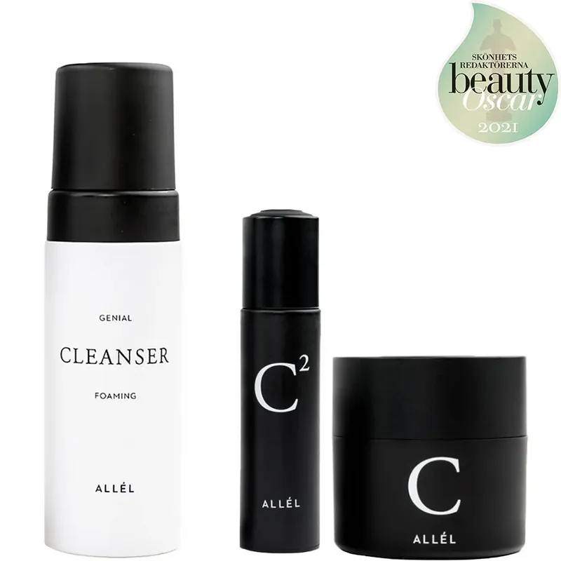 C-serie Simple RoutineCleanser, Serum & Face Cream Sertifioitu