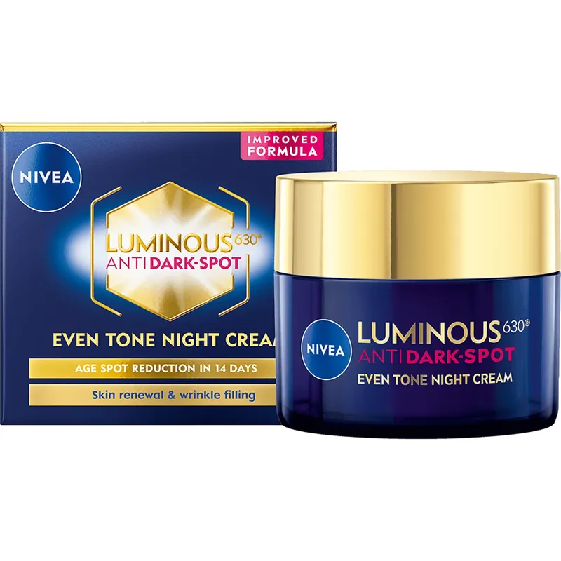 NIVEALuminous630 Anti Dark-Spot Night Cream 50 ml Pakollinen (Must-Have)