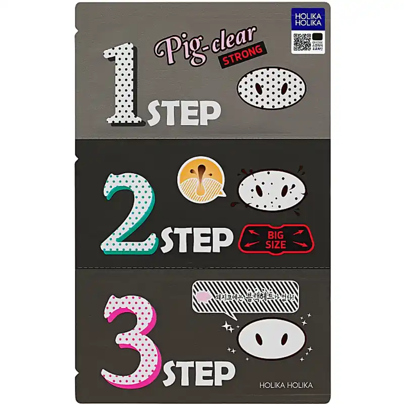 Holika HolikaPig Clear Blackhead 3-Step Kit (Strong) 9 g Turvallinen Maksu