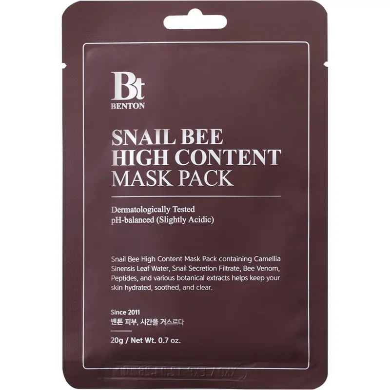 Halpa BentonSnail Bee High Content Mask 1 pcs