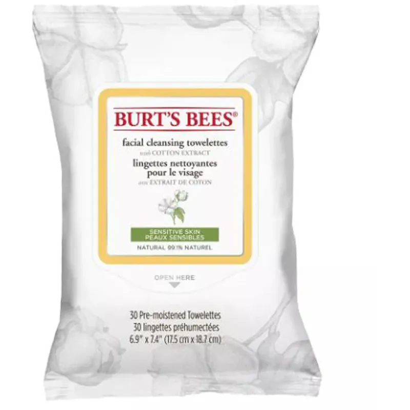 Tarjous Burt‘s BeesFacial Cleansing Towelettes Sensitive 30 pcs
