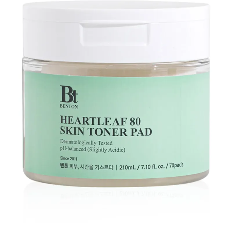 BentonBenton Heartleaf 80 Skin Toner Pads 210 ml Loppuunmyynti