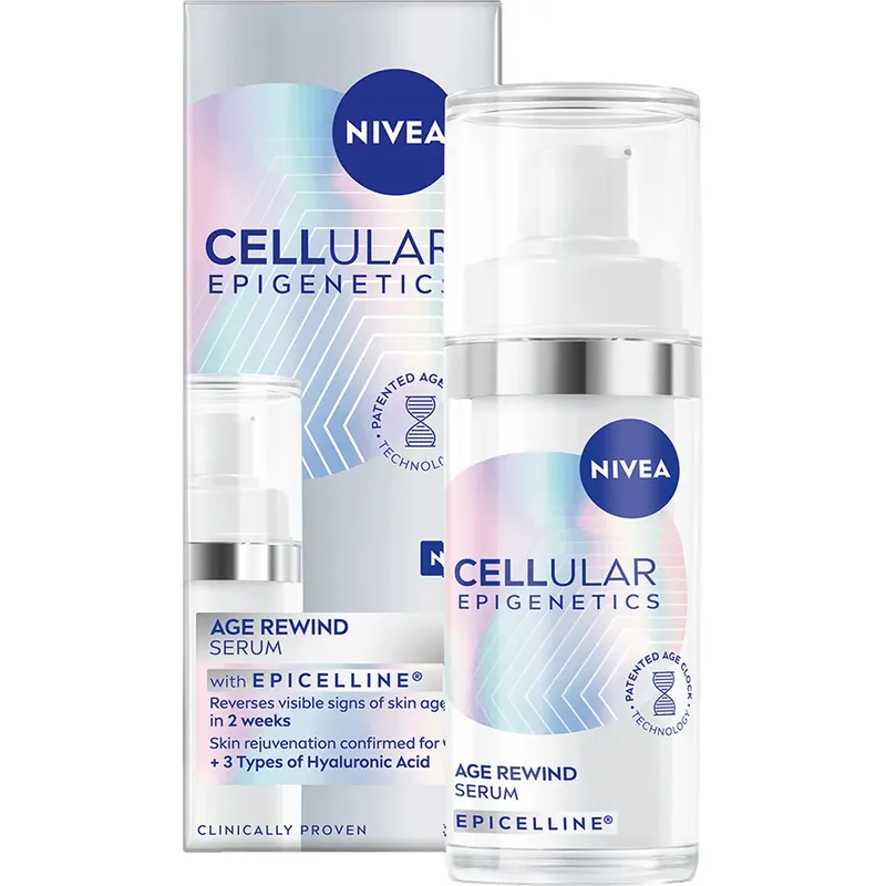 Ilmainen Palautus NIVEASerum Cellular Epigenetics Age Rewind Epicelline 30 ml