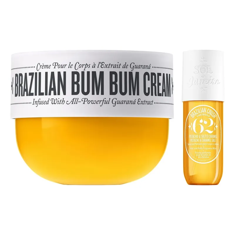 Sol de JaneiroBrazilian SetBum Bum Cream 240 ml + Crush Body Mist 240 ml 480 ml Kampanjahinta