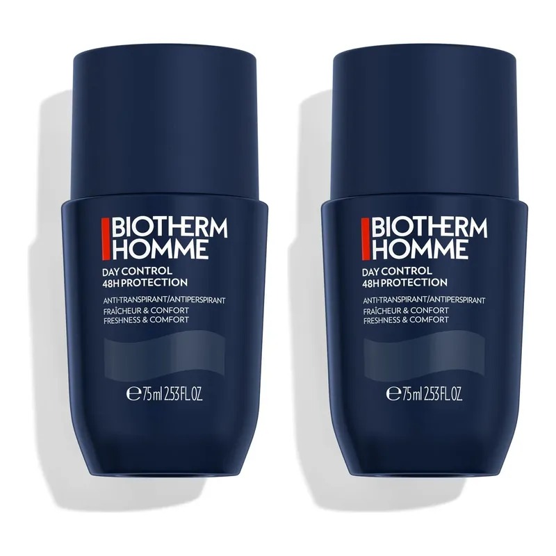 BiothermHomme 48H Day Control DuoDeodorant Roll on x 2 Sertifioitu