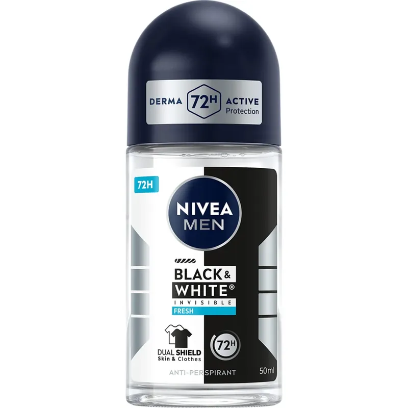 NIVEABlack & White Fresh Roll On 50 ml Suosittu