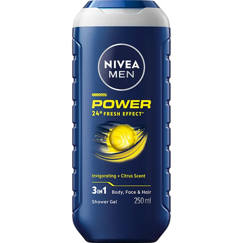 NIVEAPower Fresh Shower Gel 250 ml Ilmainen Palautus