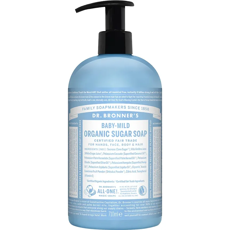 Aito Dr. Bronner‘sOrganic Sugar SoapBaby-Mild 710 ml