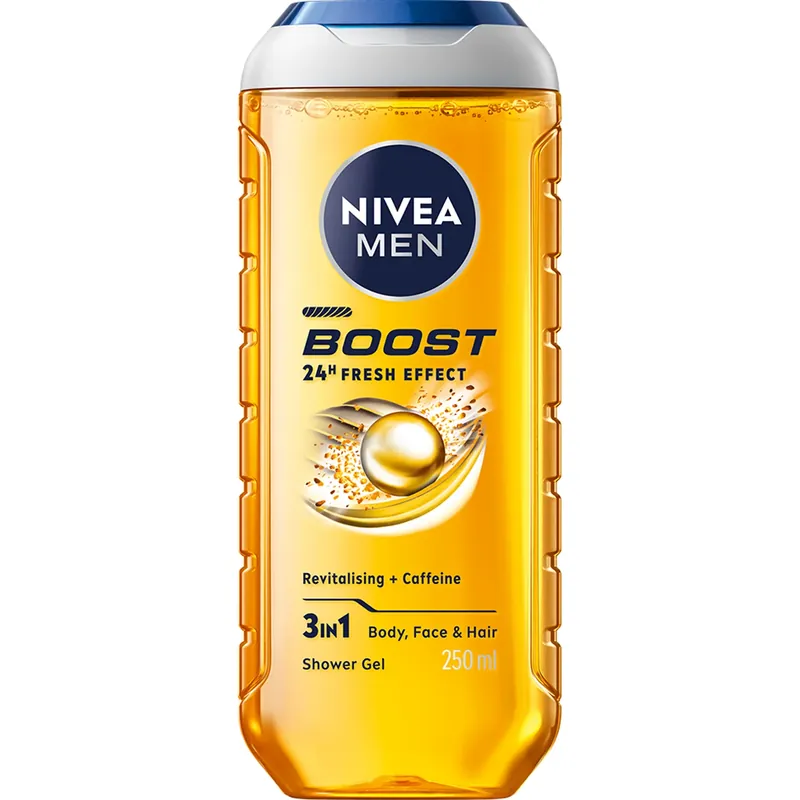 NIVEAMen Boost Shower Gel 250 ml Osta Tänään