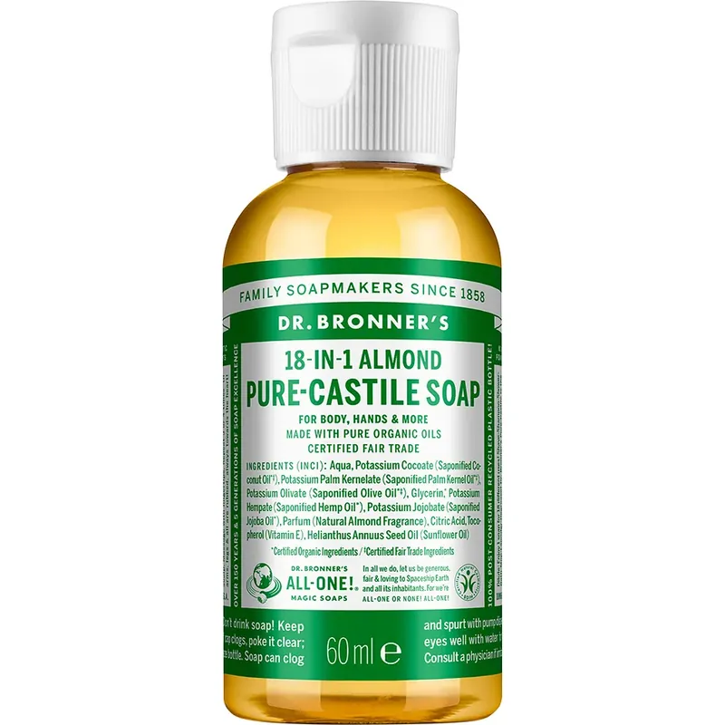 Kausialennus Dr. Bronner‘sMagic Soaps Almond 60 ml