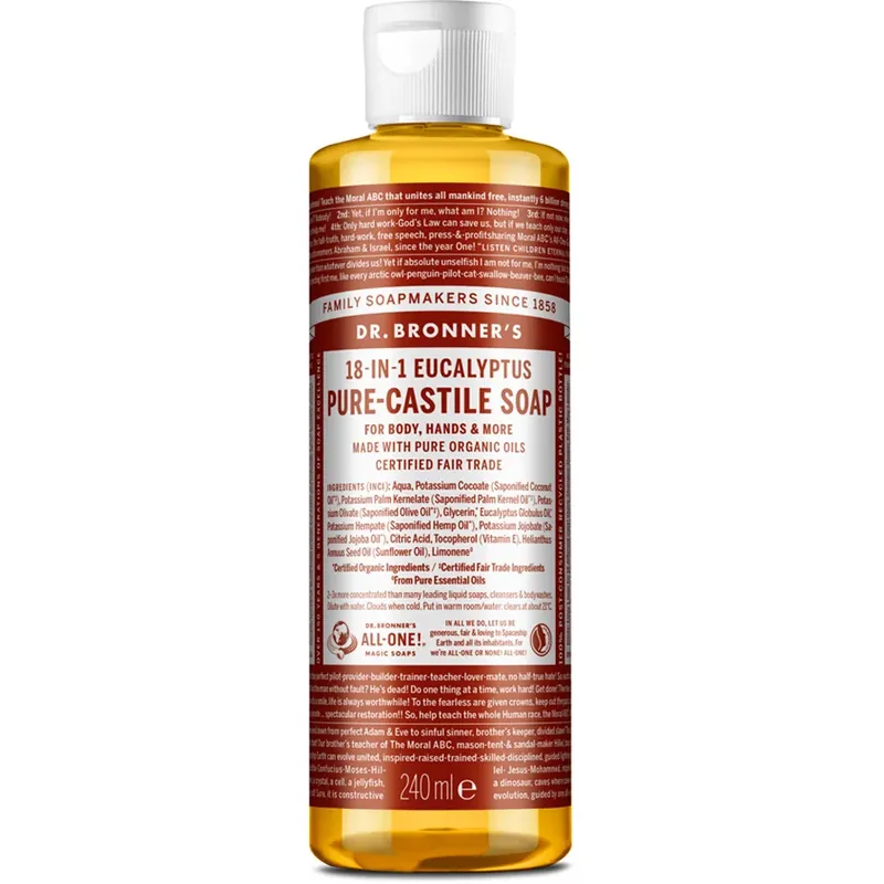 Halpa Hinta Dr. Bronner‘sPure Castile Liquid SoapEucalyptus 240 ml