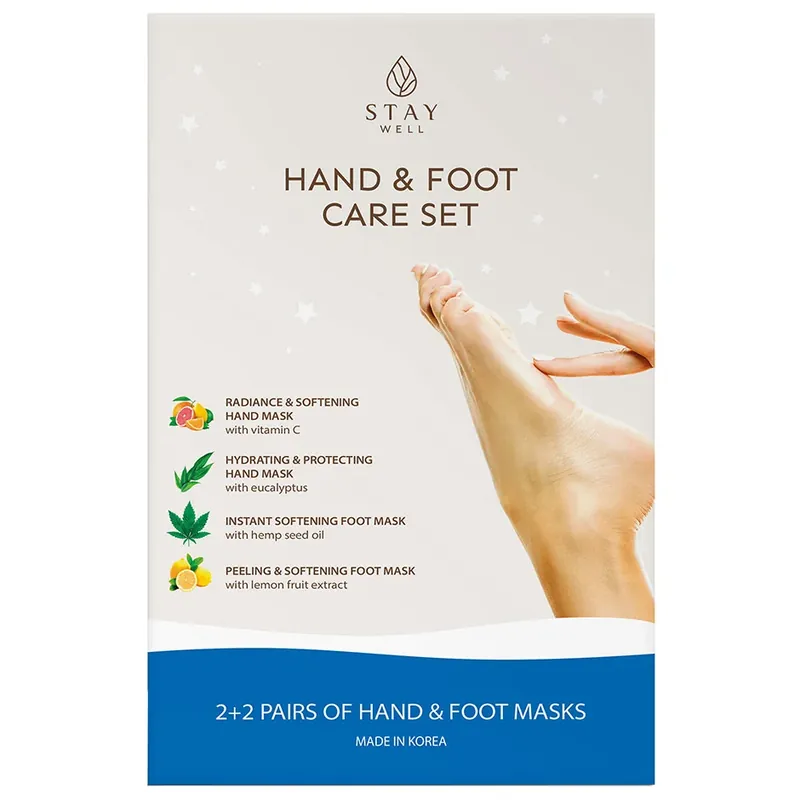 Tukkuhinta Stay WellHand & Foot masks (4 masks)4pcs 4 pcs