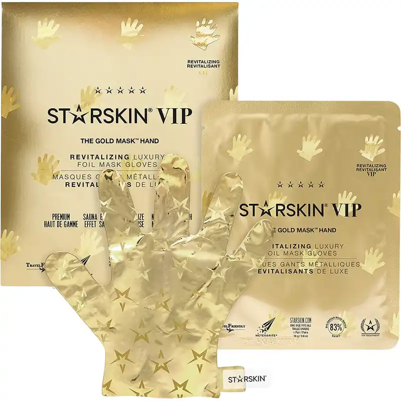 StarskinThe Gold Mask HandHand Revitalizing Luxury Foil Mask Gloves 16 g Erikoistarjous
