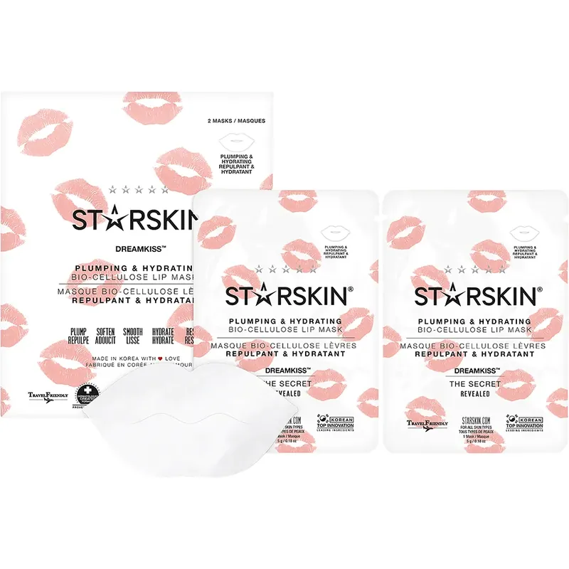 Edullinen Hinta StarskinDreamkissPlumping and Hydrating Bio-Cellulose Lip Mask 10 g