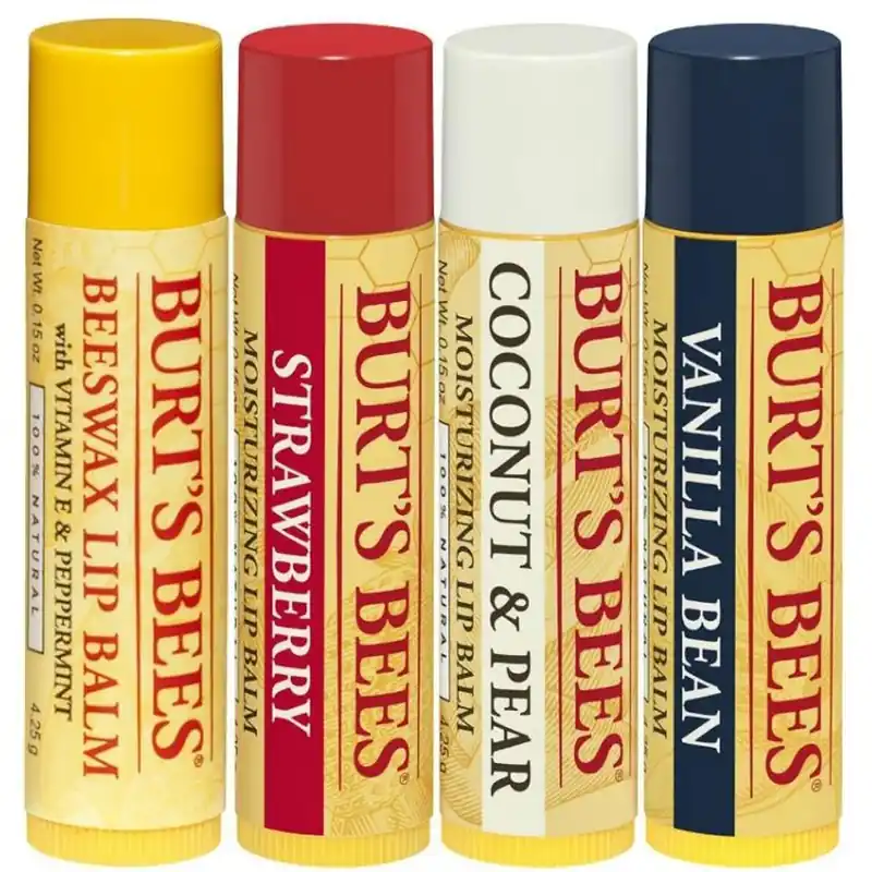 Burt‘s BeesLip Balm4 Pack Assorted Viikonlopputarjous