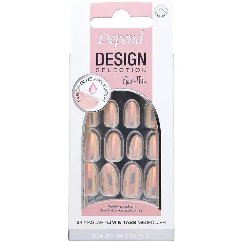 Osta Tänään DependDesign SelectionUnicorn Chrome Oval nord 24 pcs