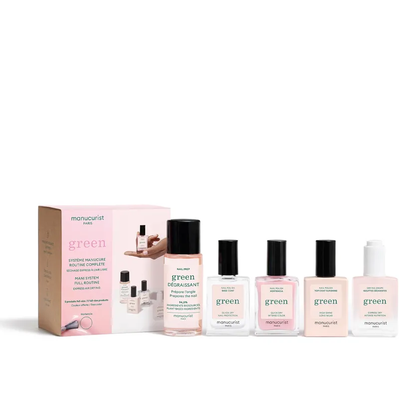 ManucuristGreen Discovery Kit + Hortencia 45 ml Tarjous