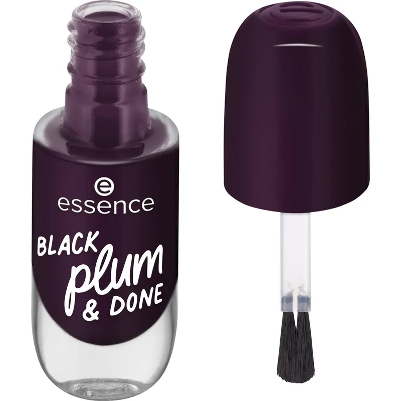 Turvallinen Maksu essenceGel Nail Colour84 Black Plum & Done 8 ml