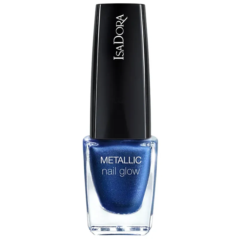 Uusi Malli IsaDoraMetallic Nail GlowSapphire Blue 6 ml