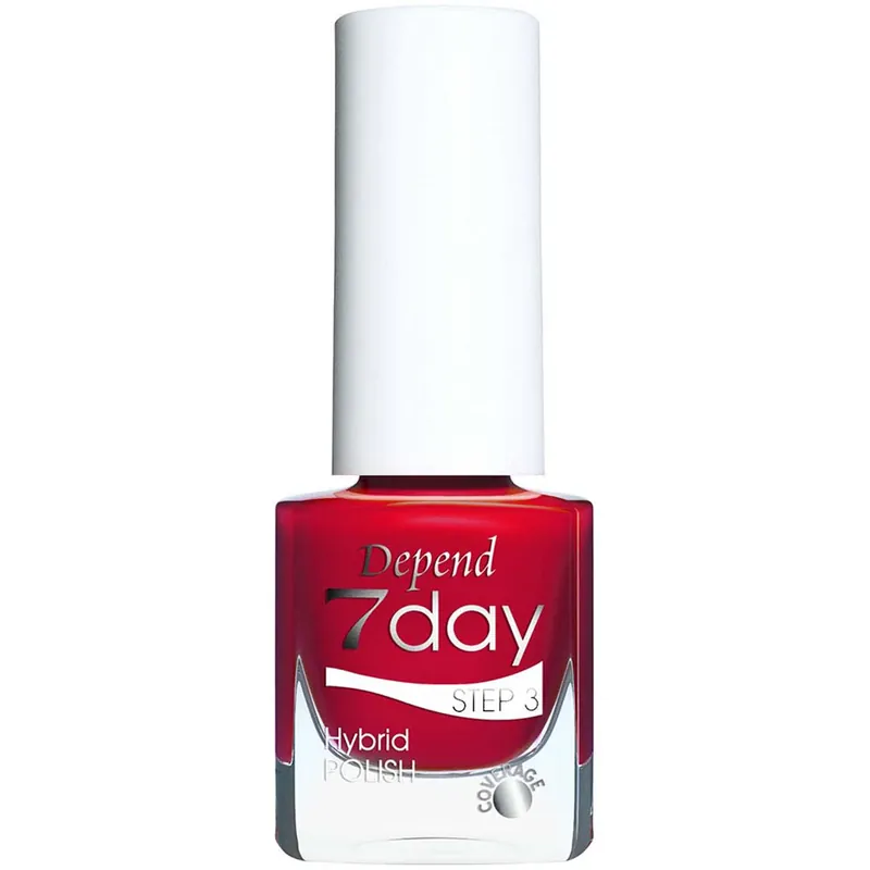 Depend7day Hybrid PolishExclusive Red 5 ml Superhinta