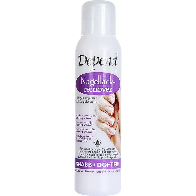 DependNail Polish RemoverFast/Odourless 100 ml Vain Tänään