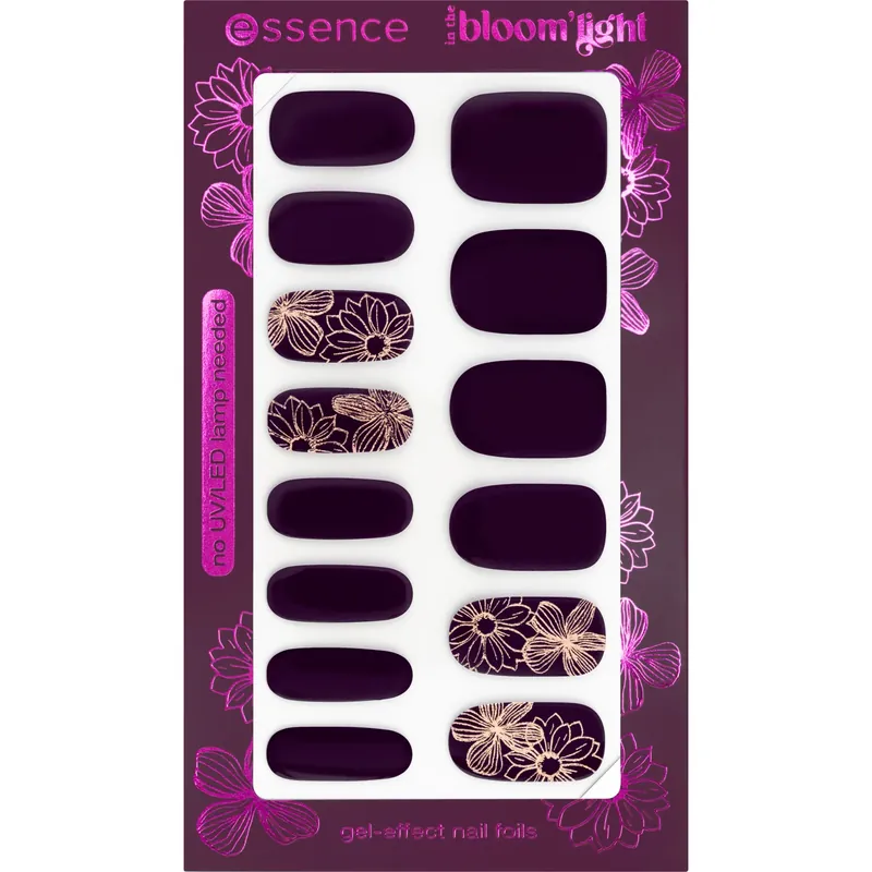 essenceIn The Bloom‘light Gel-Effect Nail Foils 14 pcs Paras Hinta