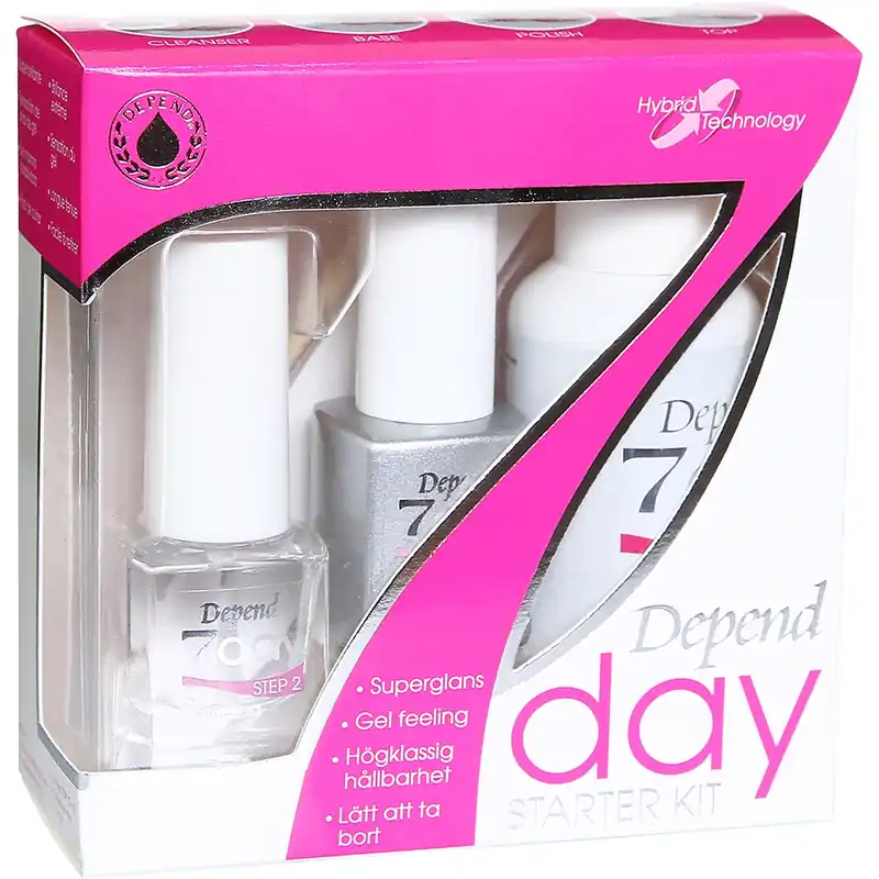 Depend7 Day Starter Kit6 Pieces Viikonlopputarjous