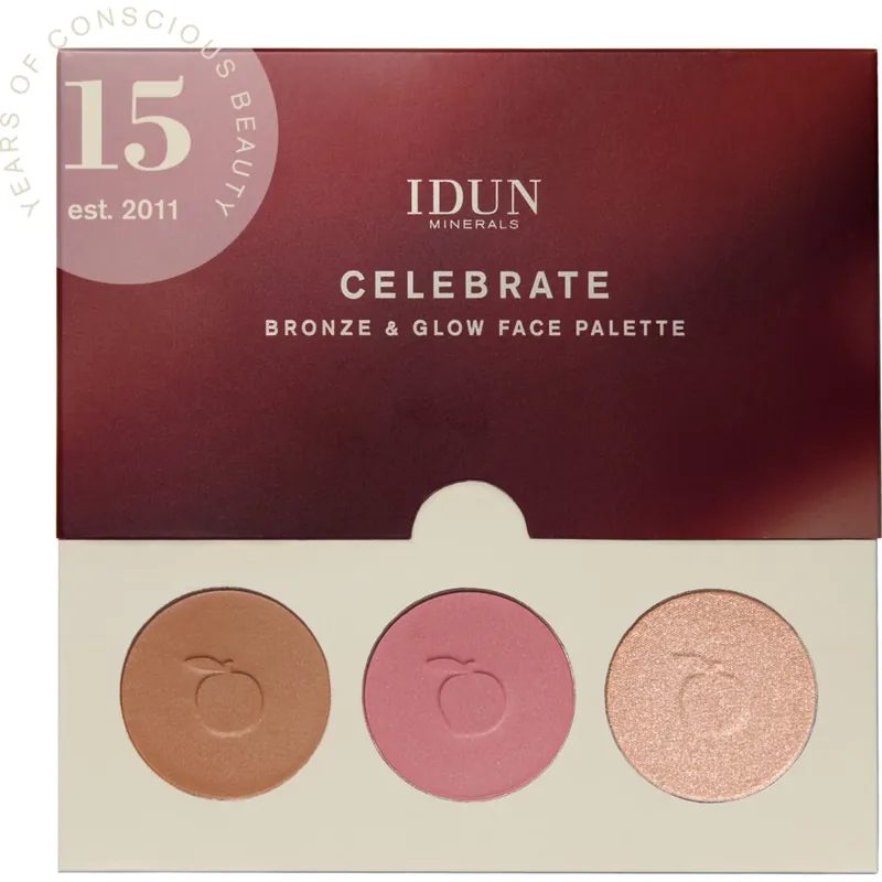 Erikoistarjous IDUN MineralsFace PaletteCelebrate Bronze & Glow 7,6 g