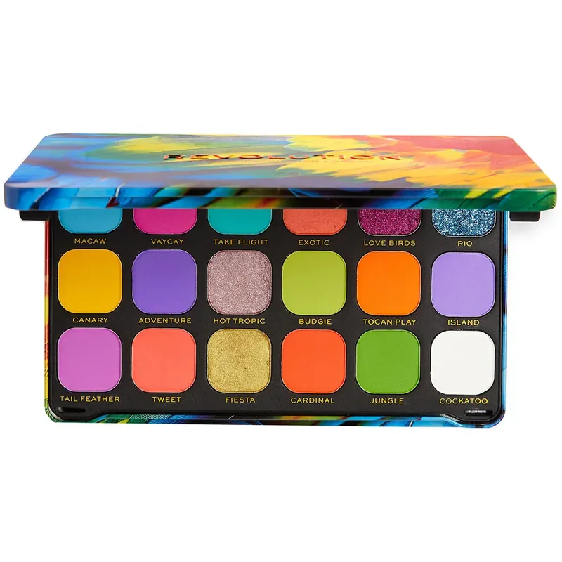 Uutuus Makeup RevolutionForever Flawless Bird of Paradise Palette