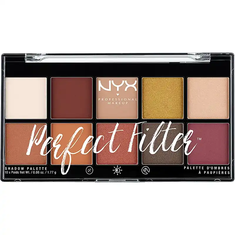 NYX Professional MakeupPerfect Filter Shadow PaletteRustic Antiqu Halpa