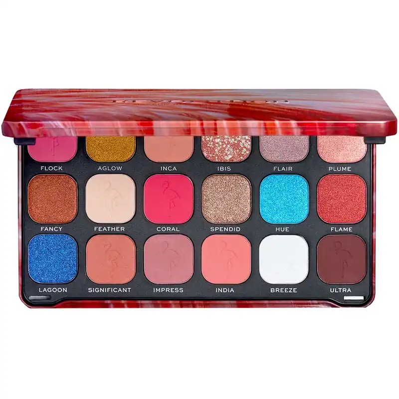 Makeup RevolutionForever Flawless Flamboyance Flamingo Palette Alkuperäinen