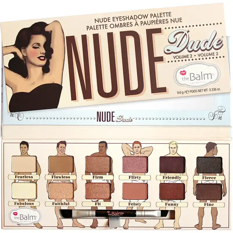 Älä Missaa the BalmNude Dude Eyeshadow PaletteVolume 2 12 Shadows 9 g