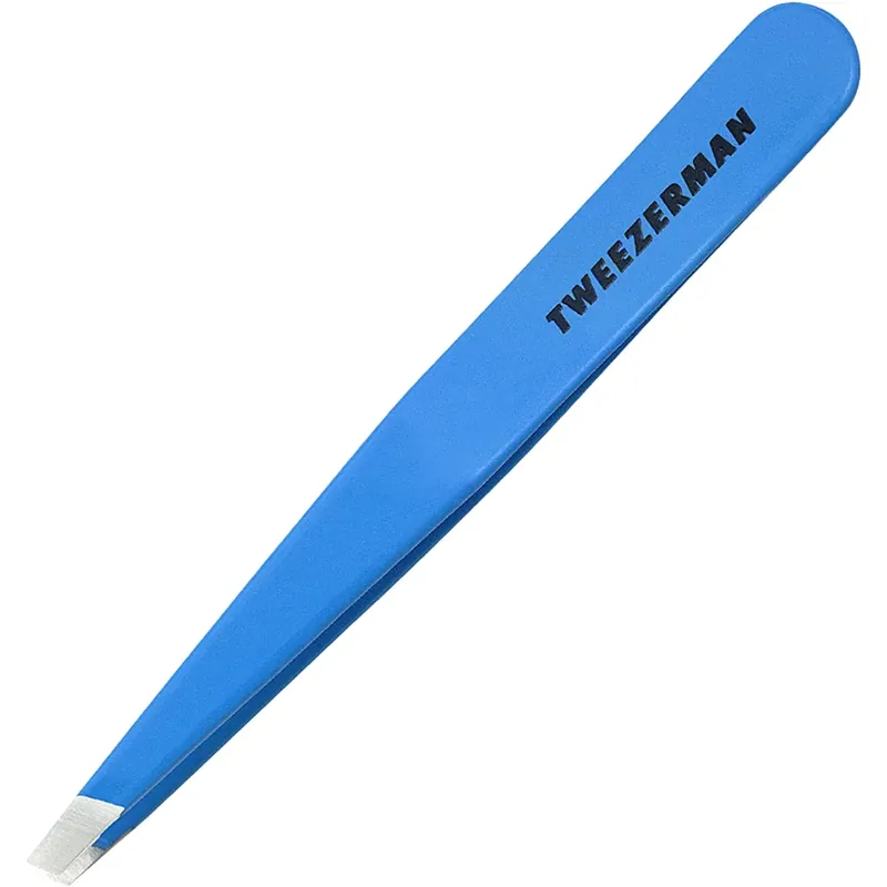 Osta Nyt TweezermanSlant TweezerBlue Jewel 1 pcs