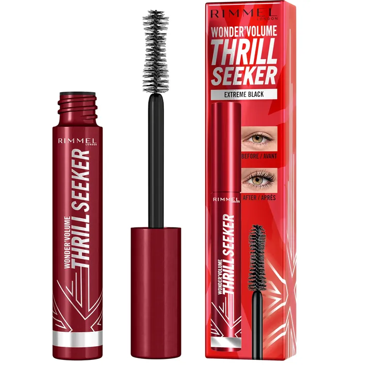 Rimmel LondonVolume Thrill Seeker Mascara01 Black 8 ml Edullinen
