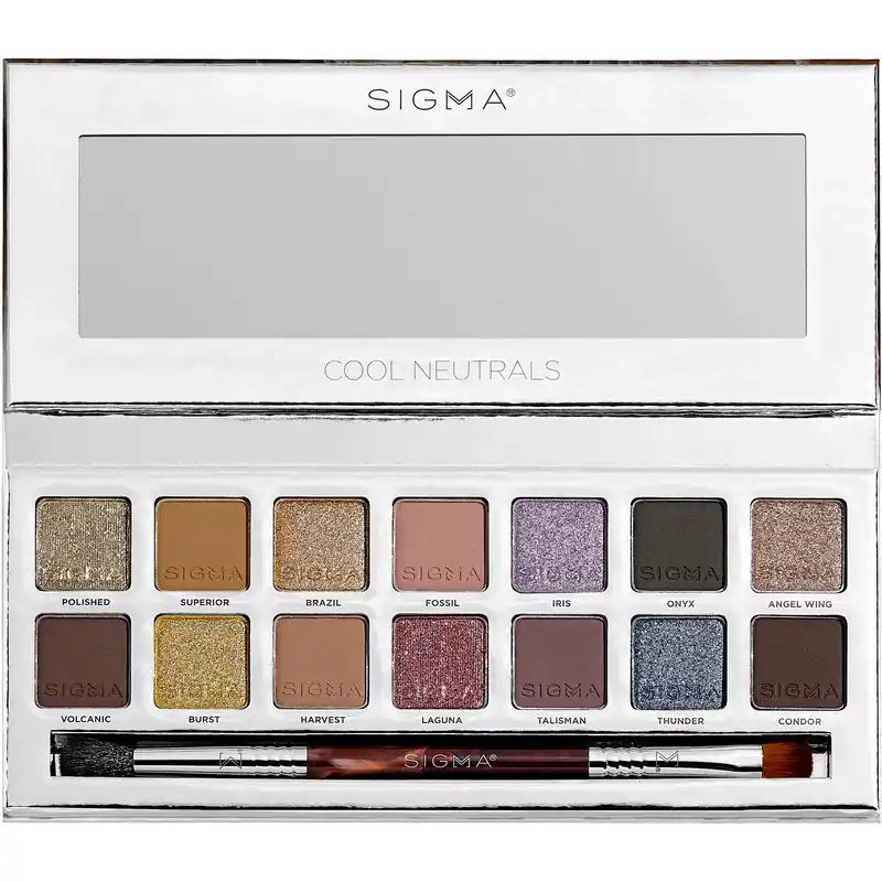 Sigma BeautyCool Neutrals Eyeshadow Palette 16 g Pikatoimitus