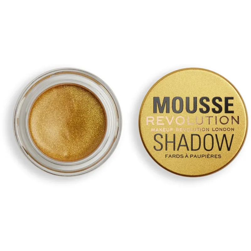 Rajoitettu Tarjous Makeup RevolutionMousse ShadowGold 4 g