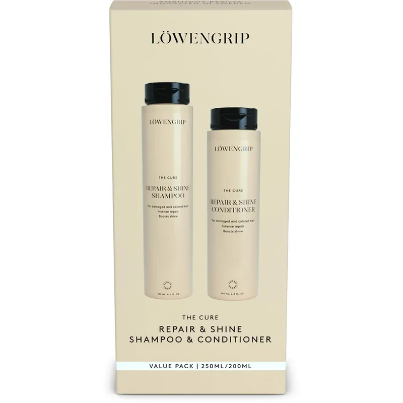 LöwengripThe Cure - Repair & Shine Shampoo & Conditioner Value Pack250 + 200 ml Merkkituote