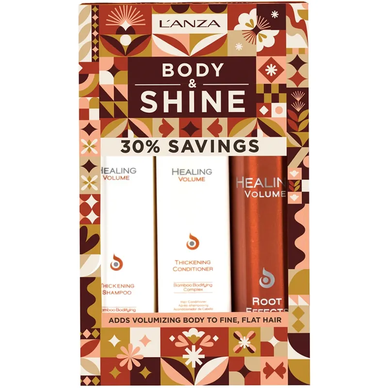 Suoraan Valmistajalta L‘ANZAHealing Volume Holiday Trio Box300 + 250 + 200 ml
