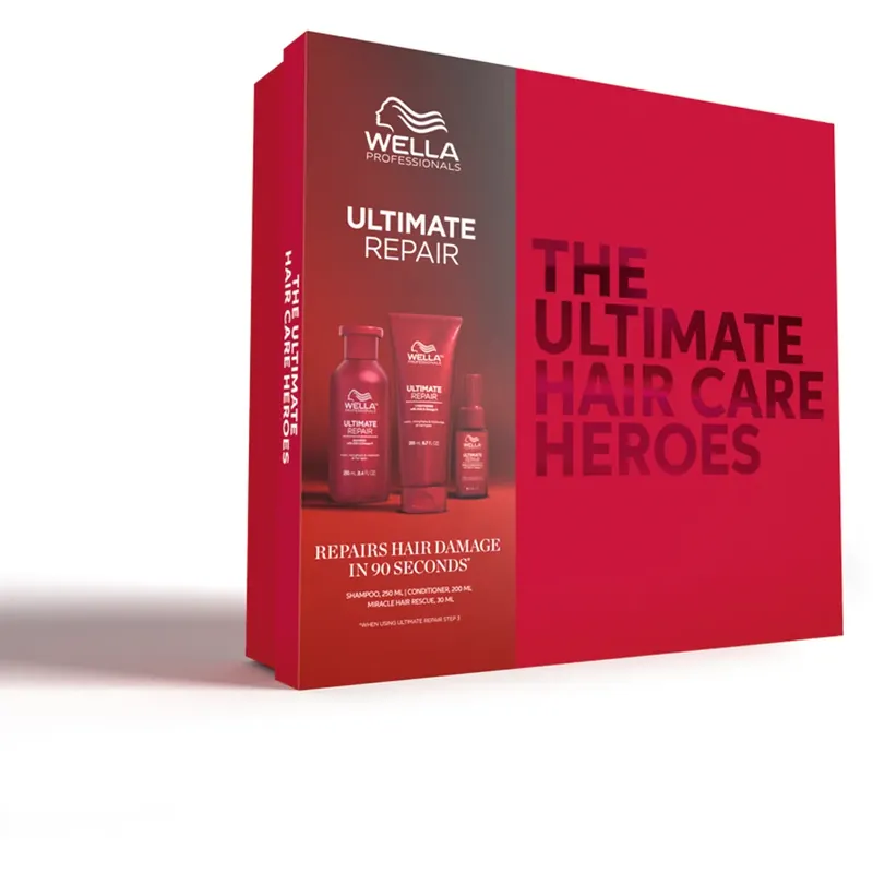 Wella ProfessionalsUltimate Repair GiftsetShampoo 250 ml, Conditioner 200 ml & Serum 30 ml 480 ml Uusi Kokoelma