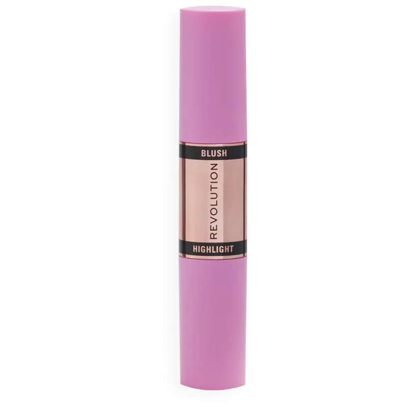 Makeup RevolutionBlush & Highlight StickChampagne Shine 8,6 g Superhinta